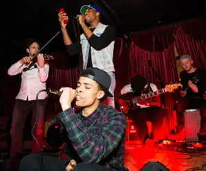 Group of musicians performing